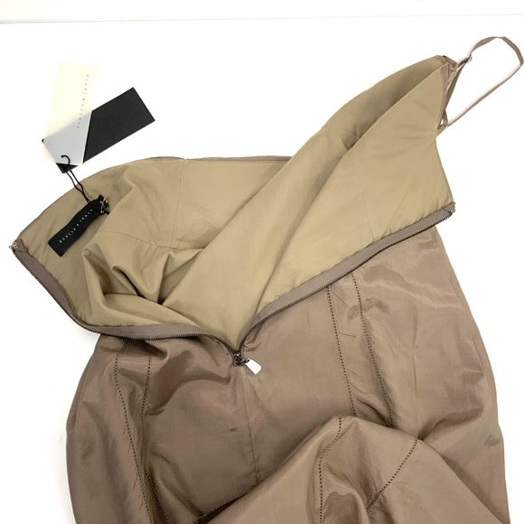 New Stella & Jamie Babydoll Silk/Cotton Blend Maxi Dress Sz M - L - Picture 11 of 16